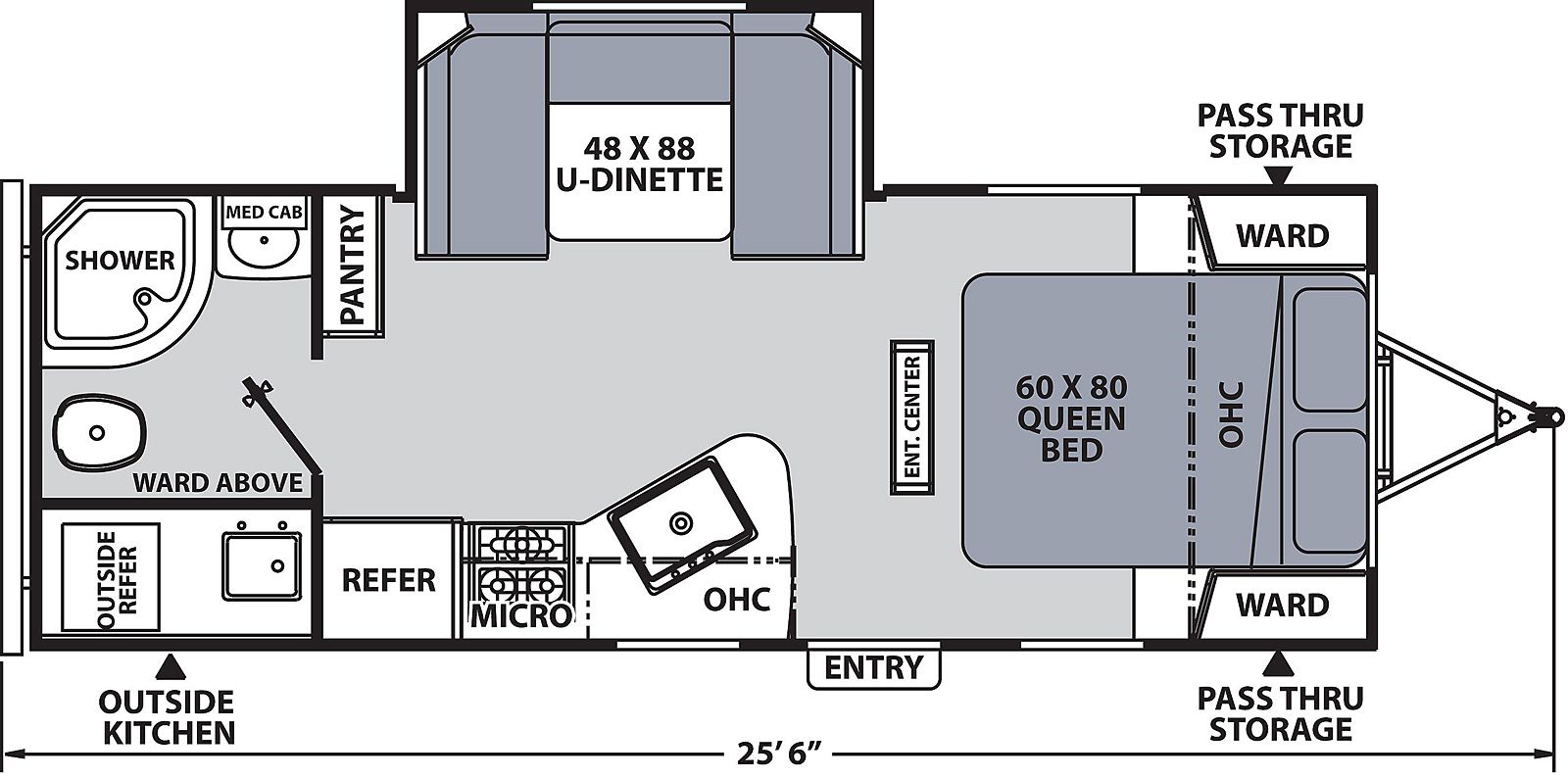 Coachmen Apex Ultra Lite 215RBK floor plan